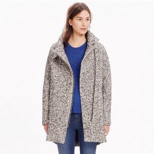Madewell City Grid Coat in Tweed